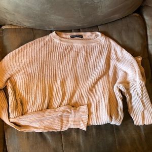 BRANDY MELVILLE light pink sweater